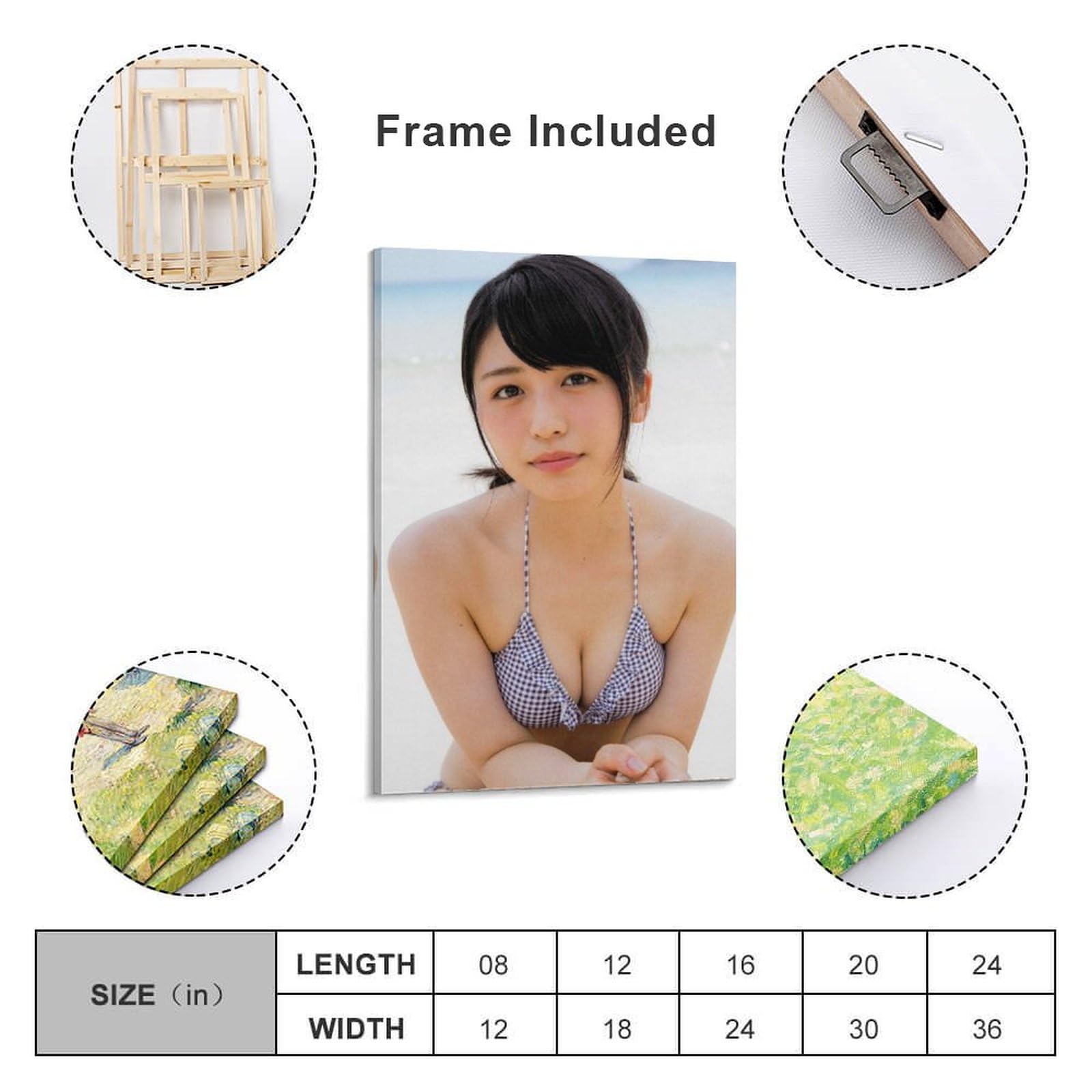 Amazon.co.jp: 長濱ねる（榉坂46）最新グラビア含む水着画像ポスター